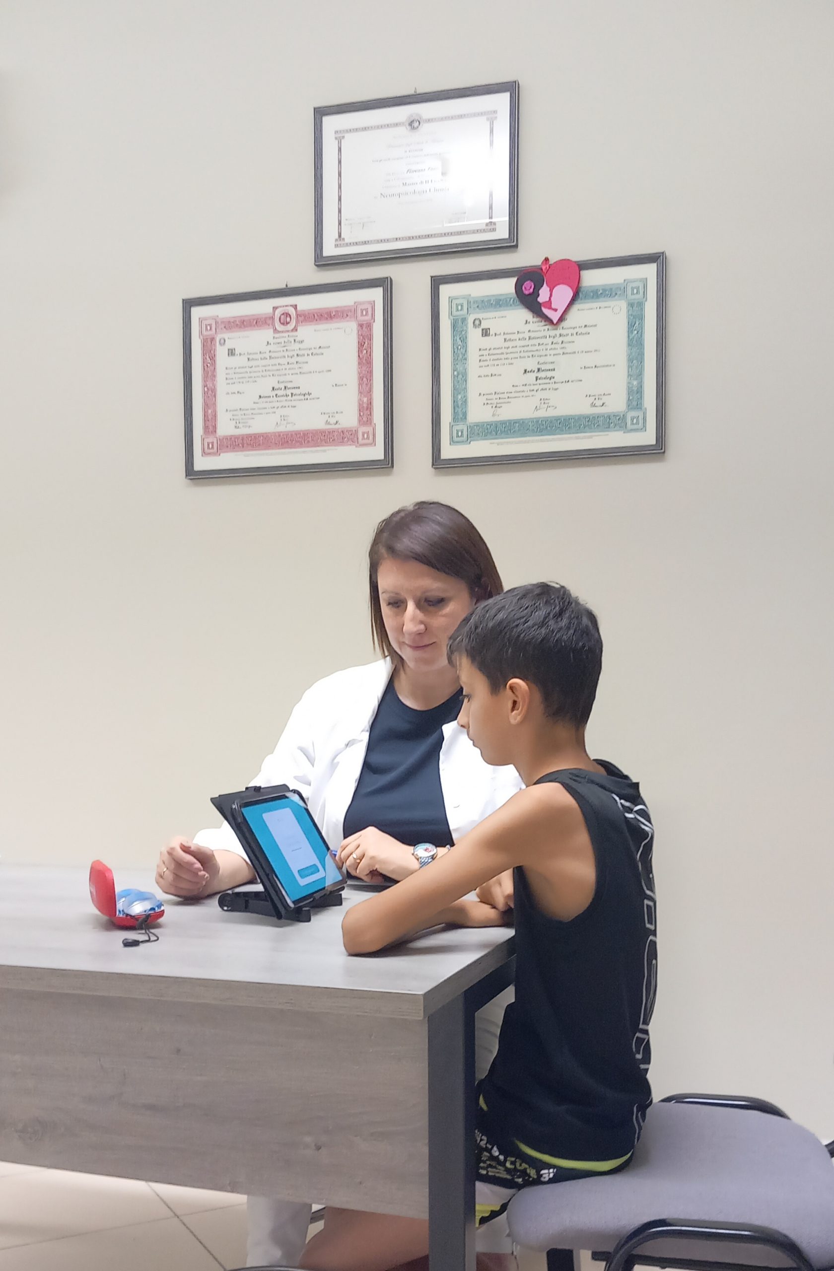 Floreana Fazio con paziente